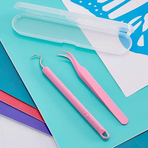 وسادة إضاءة لاسلكية من iVyne مع قطعتين من الأدوات الأساسية وأداة تجميع قصاصات الشفط من Vyne Berry - وردي in Kuwait