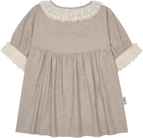 ULLALA Pajamas for Women O-Garden 40'S Short Two-Piece Oatmeal Vintage Soft Sleepwear 2Piece one Size Cotton in Kuwait