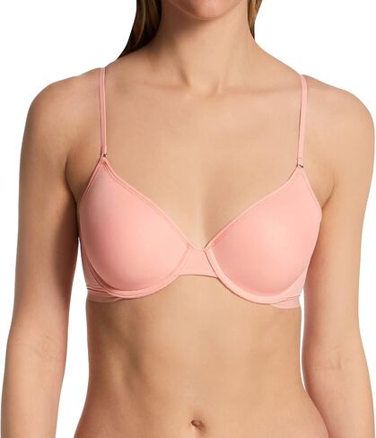 OnGossamer Womens Next to Nothing Micro Tshirt T Shirt Bra, Peach Pearl, B US in Kuwait