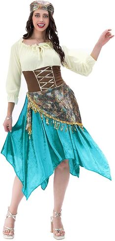 Seasons Fortune Teller Costume, Medium (8-10) in Saudi Arabia