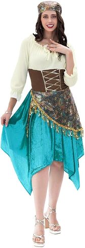 Seasons Fortune Teller Costume, Medium (8-10) in Saudi Arabia