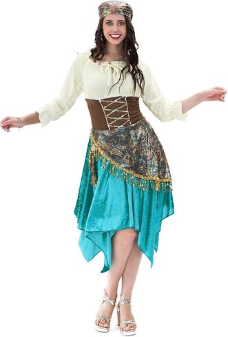Seasons Fortune Teller Costume, Medium (8-10) in Saudi Arabia