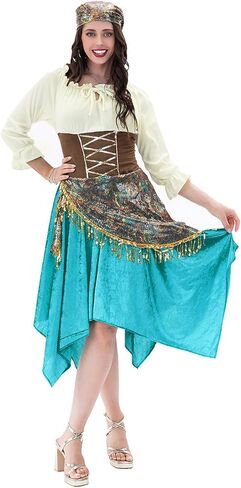Seasons Fortune Teller Costume, Medium (8-10) in Saudi Arabia