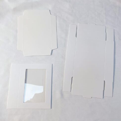 صناديق مجوهرات STKMELON 20 قطعة للبيع مع نافذة شفافة، تغليف صناديق المجوهرات، صندوق درج عرض المجوهرات - صندوق القلادة، صندوق القرط، صندوق حلقي، صناديق هدايا المجوهرات 4.5 بوصة × 3.4 بوصة × 1 بوصة (بني) in Kuwait