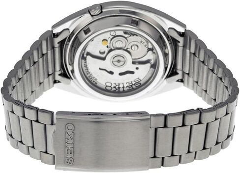 SEIKO 5 Mens Automatic Watch SNXS79 with Black Dial and Silver Stainless Steel Bracelet in Saudi Arabia