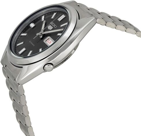 SEIKO 5 Mens Automatic Watch SNXS79 with Black Dial and Silver Stainless Steel Bracelet in Saudi Arabia