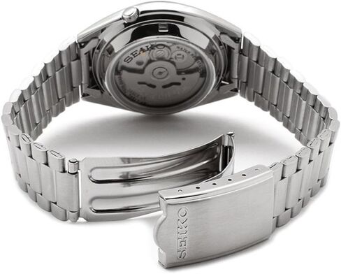 SEIKO 5 Mens Automatic Watch SNXS79 with Black Dial and Silver Stainless Steel Bracelet in Saudi Arabia