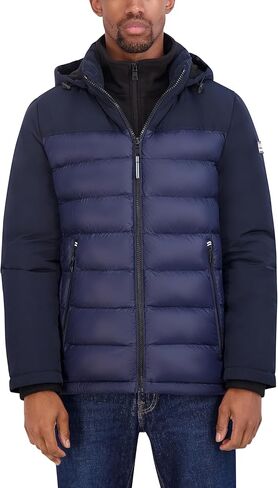Nautica Men's Mixed Media Puffer in Saudi Arabia