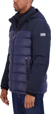 Nautica Men's Mixed Media Puffer in Saudi Arabia