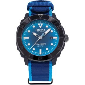 Alpina Limited Edition Seastrong Diver Gyre, Recycled Material Case and Strap, RPET, 3-Hand Date Automatic Swiss, Sapphire Crystal, Luminous Markers, 38 Hour Power Reserve in Saudi Arabia