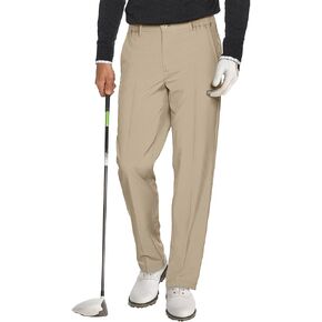 Men's Slim Fit Dress Pants Stretch Casual Business Suit Pants Expandable Waist Golf Pants