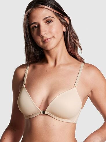 Victoria's Secret Pink Wear Everywhere Wireless Front Close Adaptive Bra, Lightly Lined, Bras for Women (32A-38DD) in Kuwait