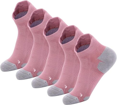 Kodal Copper Infused Cushion Socks Athletic Low Cut No Smell Moisture Odor Control Ankle Tab Support - 5 Pairs in Saudi Arabia