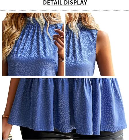 FAPPAREL بلوزات نسائية غير رسمية 2023 بلوزة صيفية قميص انسيابي سترة علوية لملابس النساء in Kuwait