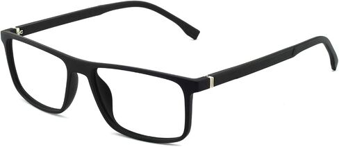 OCCI CHIARI TR90 Men's Eyeglasses Frame Fashion Clear Lens Glasses Eyewear Rectangular Lightweight Glasses in Kuwait