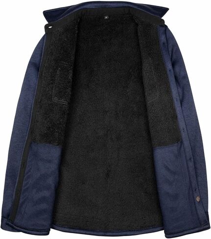 سترة نسائية من الصوف مبطنة بصوف الشيربا مع جيوب يدوية وأزرار سفلية وأكمام طويلة in Kuwait