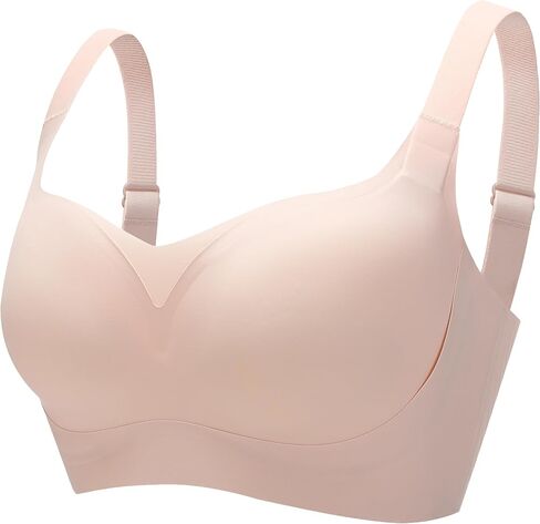 حمالة صدر نسائية من PRETTYWELL حمالة صدر لاسلكية للنساء بدون أسلاك داعمة ومبطنة على شكل تي شيرت in Kuwait