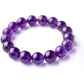 Blandinelove Beaded Bracelet, High Grade Natural Handmade Genuine Beads Bracelets, Stretch Gemstone Bracelet for Men Women Girl with Gift Box and Bag,You Can Take It To Appraisal Agency For Identification in Saudi Arabia