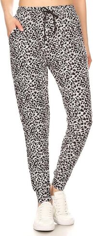 Leggings Depot Premium Women's Joggers Popular Print High Waist Track Pants(S-XL) BAT2 in Saudi Arabia