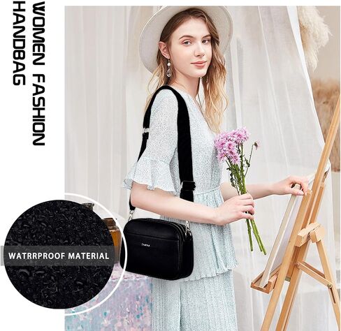حقائب Lvanka Crossbody للنساء: حقائب كتف بمحفظة وحقيبة كتف مع حزام قابل للتعديل in Kuwait