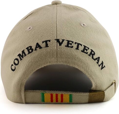 Armycrew Vietnam Combat Veteran Embroidered Military Cotton Baseball Cap in Saudi Arabia