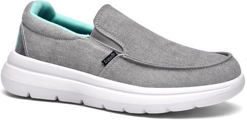Comfortable Womens Arch Support Walking Shoes, Casual Winter Orthopedic Slip On Shoes for Plantar Fasciitis, Cozy Loafers with Drop-in Heel Design in Saudi Arabia