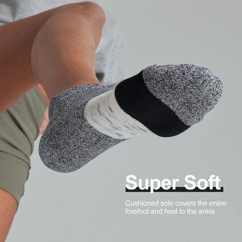 مجموعة من 6 جوارب نسائية للجري حتى الكاحل من CelerSport، جوارب رياضية رياضية منخفضة القطع in Kuwait