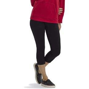 No nonsense Women's Cotton Capri Legging with Wide Waistband in Kuwait