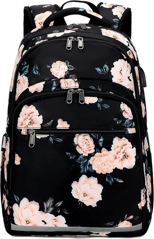 Bluboon Backpack for Women 15.6 Inch Laptop Bookbag College School Backpack Girls Schoolbag Compartment Daypack for Business in Kuwait