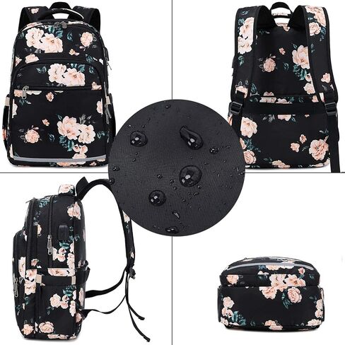 Bluboon Backpack for Women 15.6 Inch Laptop Bookbag College School Backpack Girls Schoolbag Compartment Daypack for Business in Kuwait