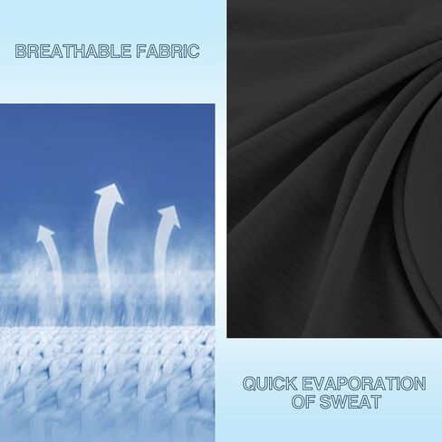 تي شيرت رجالي للتمارين الرياضية والجري بأكمام قصيرة ماص للرطوبة وسريع الجفاف in Kuwait