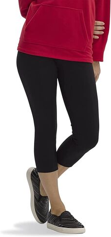 No nonsense Women's Cotton Capri Legging with Wide Waistband in Kuwait
