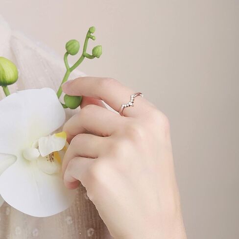 GEMQUEEN مويسانيتي خواتم الزفاف الفرقة للنساء الاسترليني الفضة مطابقة الدائري 0.19ct جولة رائعة قطع D اللون VVS1 مختبر الوضوح خلق الماس خواتم الخلود الكمثرى وعلى شكل دائري مويسانيتي خواتم الخطبة تكويم لها in Kuwait