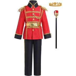 ODIZLI Prince Charming Costume Kids Boys Halloween Carnival Dress Up Fancy Cosplay Suits