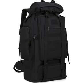 100L Hiking Camping Backpack Tactical Backpack for Men and Women Large Survival Hunting Waterproof Backpack Molle Rucksack Military Camping Backpacking Daypack Army Green