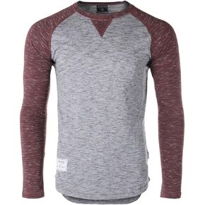 ZIMEGO Men's Long Sleeve T-Shirts Athletic Muscle Slim Fit Basic Tee