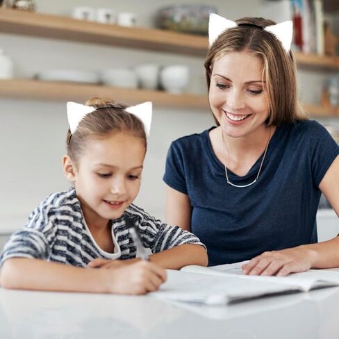 HONGTEYA القط الذئب الثعلب آذان الكلب عقال اليدوية هالوين زي تأثيري الحيوان فروي آذان القوطي اكسسوارات للنساء in Kuwait