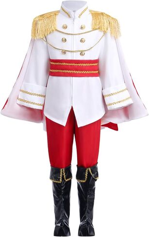ODIZLI Prince Charming Costume Kids Boys Halloween Carnival Dress Up Fancy Cosplay Suits in Kuwait