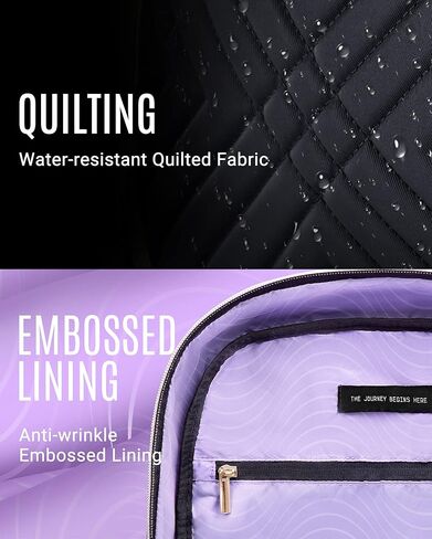 LIGHT FLIGHT Laptop Backpack for Women, Work Backpack Fits 15.6 Inch Computer Bookbags Back Pack with Charging Port Hole for Travel Work Business Hiking College, Black in Kuwait