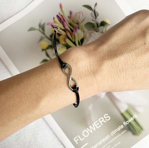 Binami 3 Pcs Pinky Promise Distance Matching Bracelets for Best Friends Couple Family Women Mens in Saudi Arabia