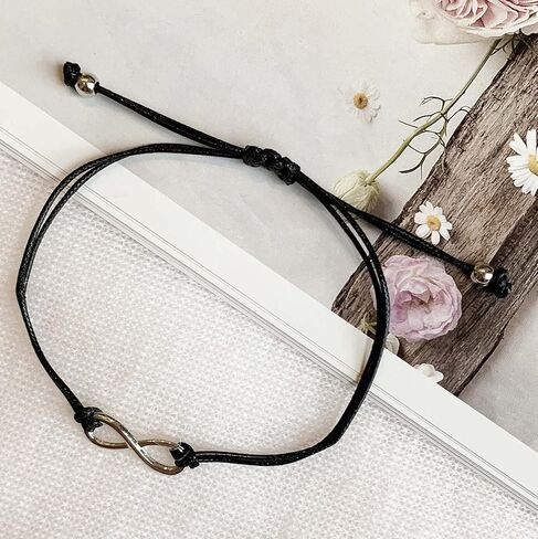 Binami 3 Pcs Pinky Promise Distance Matching Bracelets for Best Friends Couple Family Women Mens in Saudi Arabia