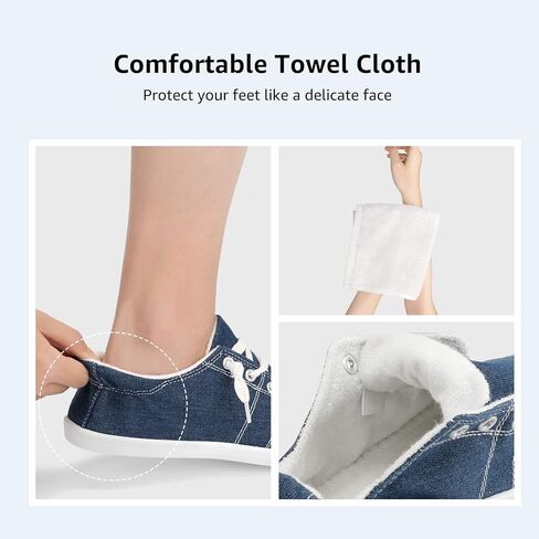 STQ Slip On Canvas Shoes for Womens Casual Fashion Sneakers in Kuwait