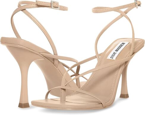 صندل نسائي بكعب آني من Steve Madden، طبيعي، 8.5 in Kuwait