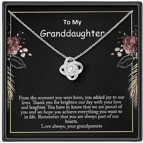 VIRAGIL Granddaughter Gifts From Grandma Grandpa, To My Granddaughter Necklace, Granddaughter Gift, Grandma Granddaughter Jewelry, Gift For Adults Or Girls On Birthday, Wedding, Christmas in Saudi Arabia