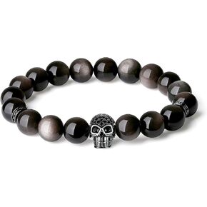 COAI Black Stone Skull Bracelet in Kuwait