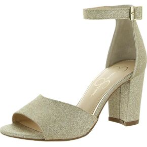 Jessica Simpson Women's Sherron Ankle Strap Block Heel Sandals