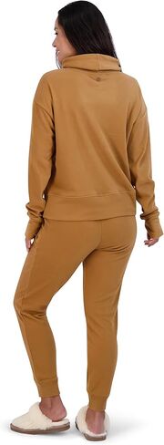 BEARPAW Women's Micro Fleece Drawstring Athletic Jogger Sweatpants with Pockets in Saudi Arabia