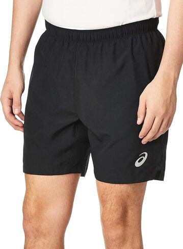 شورت قصير رجالي فضي مقاس 17.78 سم من ASICS in Saudi Arabia