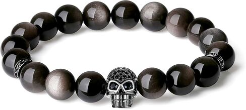 COAI Black Stone Skull Bracelet in Kuwait