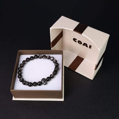 COAI Black Stone Skull Bracelet in Kuwait